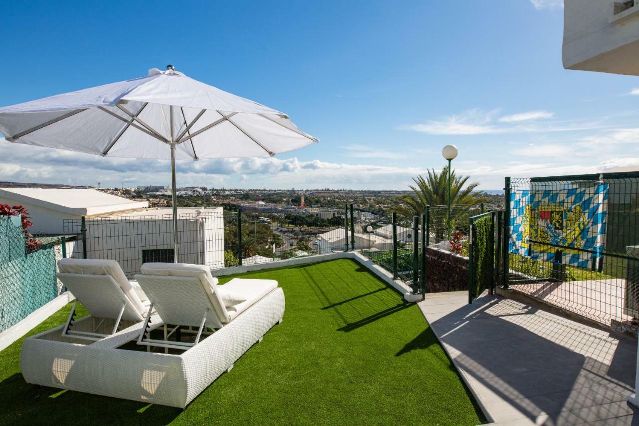 Bungalow Con Gran Terraza Con Vistas Maspalomas  Luaran gambar